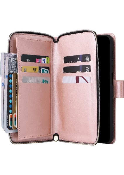 Samsung Galaxy A15 5g Cüzdan Durumda 9 Kart Yuvaları Kart Tutucu ile (Yurt Dışından) modelleri