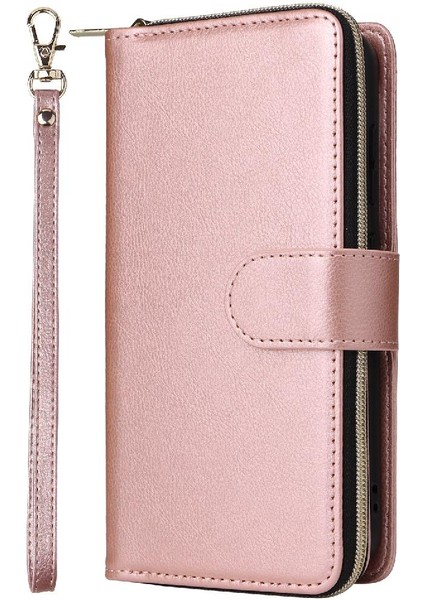 Samsung Galaxy S23 Artı Kart Tutucu Flip Kapak El Kayışı ile 9 (Yurt Dışından) modelleri