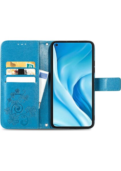 Xiaomi 11 Lite Için Kılıf Kapak Çevirin Kılıf Kısa Kayış Zarif Dört (Yurt Dışından) fırsatları