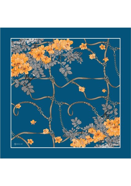 Elegance Rayon Eşarp Mavi