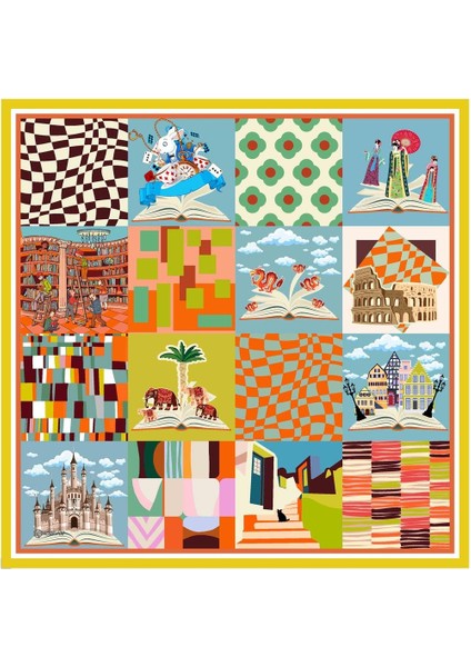 Elegance Rayon Eşarp Sarı