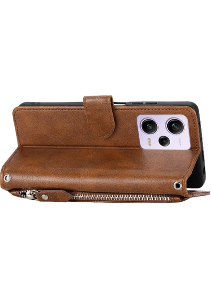 Xiaomi Redmi Not 12 Için Flip Case 4g Kart Tutucu Kickstand Kayış Pu (Yurt Dışından) modelleri