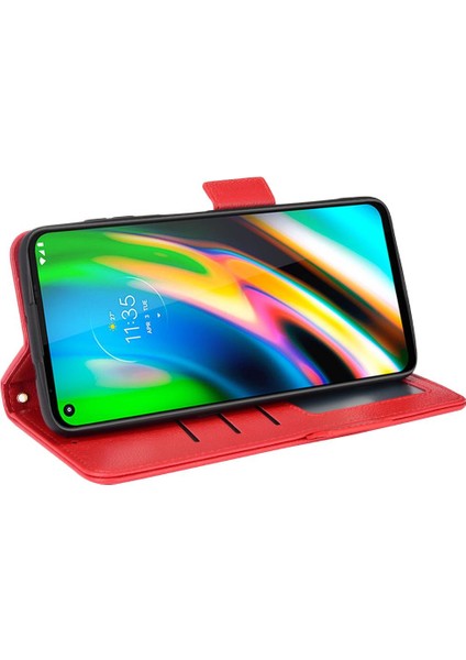 Motorola Moto G9 Artı Manyetik Yan Toka Kart Yuvaları Tutucu Pu (Yurt Dışından) fırsatları