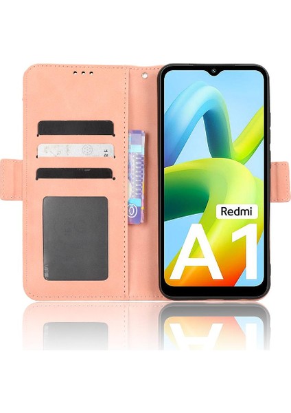 Xiaomi Redmi A1 Ayarlanabilir Ayrılabilir Kart Tutucu Manyetik Kapatma Için Kılıf (Yurt Dışından)