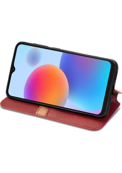 Zte Blade A52 Zarif Iş Cüzdan Fonksiyonu Deri Kılıf (Yurt Dışından)