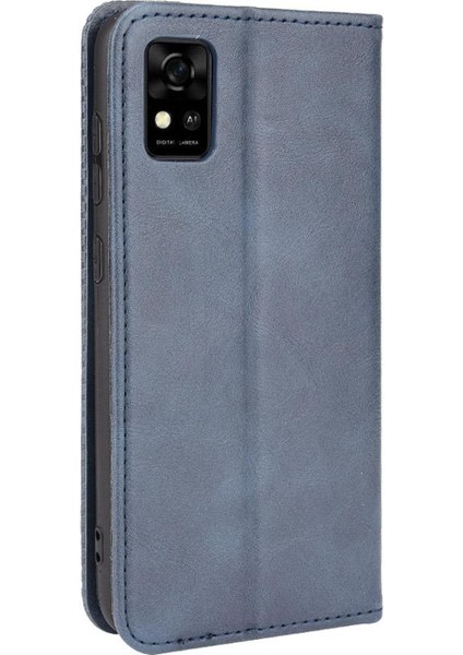 Zte Blade Magnetic Manyetik Kapatma Pu Deri Cüzdan Kılıf (Yurt Dışından)