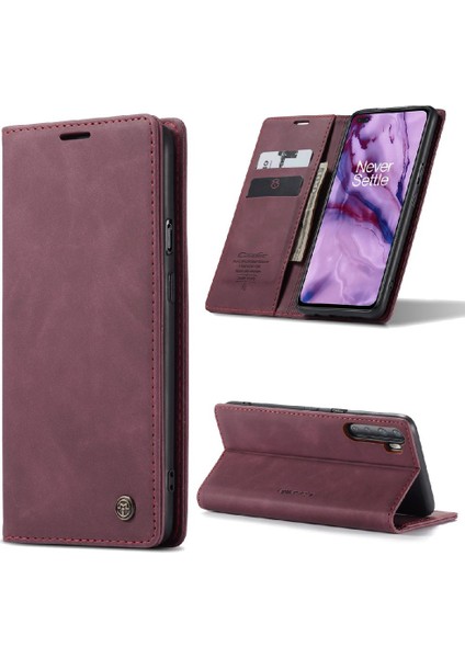 Oneplus Nord Vintage Pu Deri Cüzdan Manyetik Kapatma Flip Case (Yurt Dışından) indirimleri