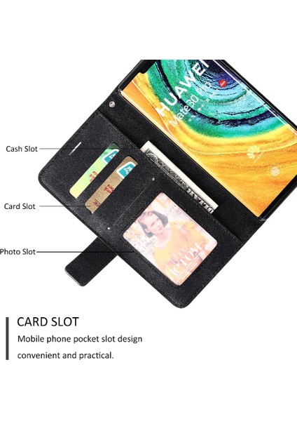 Huawei Mate 30 Pro Için Kılıf Manyetik Cüzdan Çevir Folio Kart Tutucu Pu (Yurt Dışından) indirimleri
