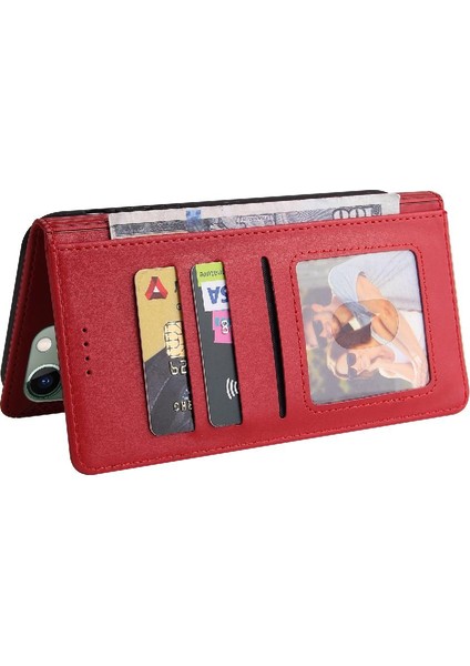 Iphone 11 Pro Max Premium Deri Üç Kart Yuvaları Için Flip Case (Yurt Dışından)