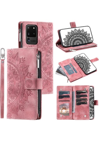 Samsung Galaxy S20 Ultra Karbon Fiber Pu Ince Tahıl ile Eklenmiş (Yurt Dışından)