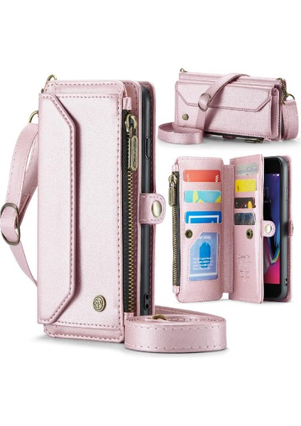 Iphone 6 Için Crossbody Durumda Artı/6s Artı Fermuar Faturaları Yuvası Kart Tutucu Için (Yurt Dışından)