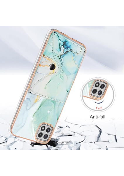 Samsung Galaxy A22 5g Kart Yuvaları Yumuşak Tpu Tampon Ince Cüzdan (Yurt Dışından) modelleri