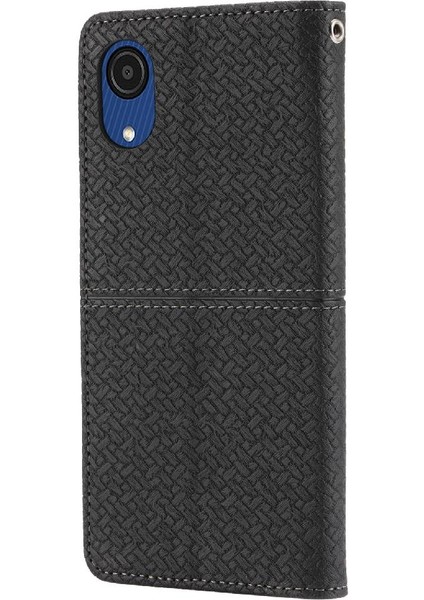 Gx Shop Samsung Galaxy A03 Çekirdek Pu Deri Kapak Flip Folio Kitap Kredi (Yurt Dışından)