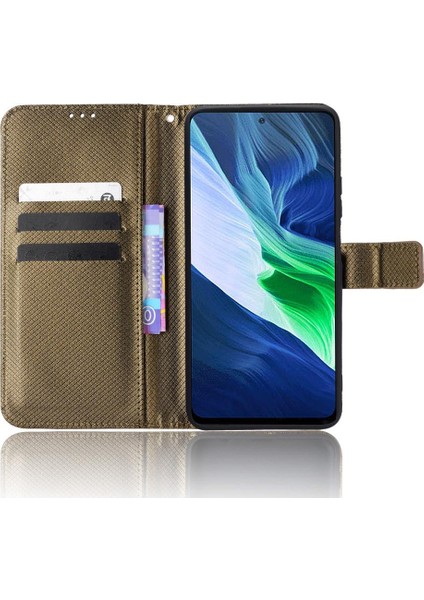 Infinix Not 10 Pro Nfc Kapak Için Kılıf Kickstand Kart Tutucu Manyetik (Yurt Dışından) fırsatları