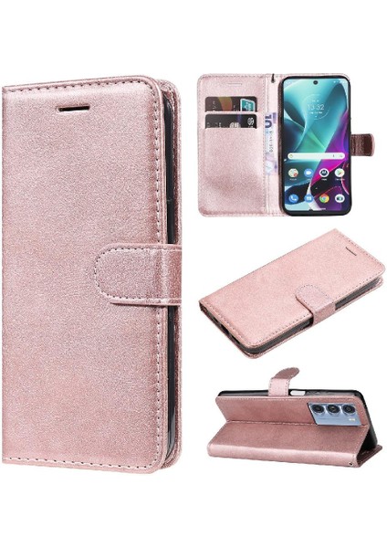 Motorola Kenar S30 Iş Cüzdan Telefon Kılıfı Için Kart Yuvası ile Flip Case (Yurt Dışından)