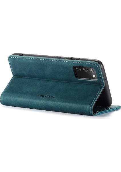 Samsung Galaxy A02S Için Flip Case Vintage Pu Deri Cüzdan Flip Folio (Yurt Dışından)