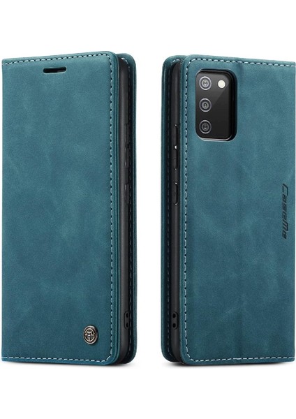 Samsung Galaxy A02S Için Flip Case Vintage Pu Deri Cüzdan Flip Folio (Yurt Dışından)