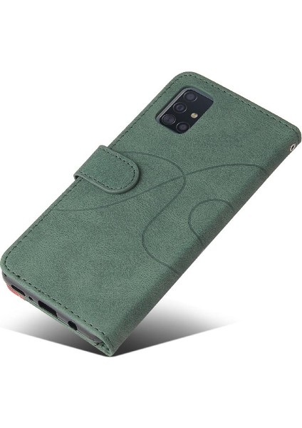 Samsung Galaxy A51 5g Iki Renkli Dikiş Kickstand Koruyucu Pu (Yurt Dışından) indirimleri