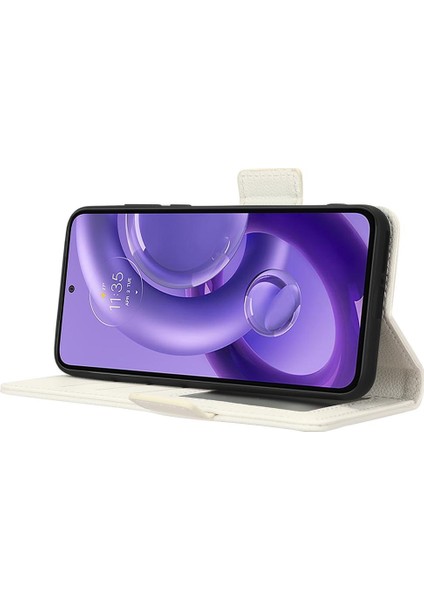 Motorola Moto Kenar 30 Lite Pu Deri Cüzdan Manyetik Kart Yuvaları Için Kılıf (Yurt Dışından) fırsatları