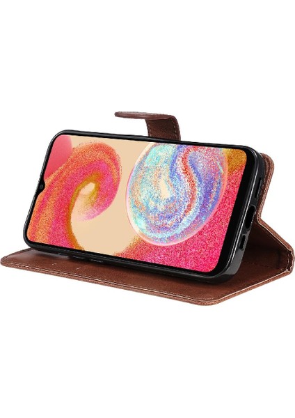Samsung Galaxy A04E Iş Cüzdan Telefon Kılıfı Için Flip Case Klasik Katı (Yurt Dışından) indirimleri