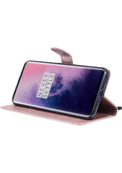 Oneplus 7 Pro Için Flip Case Kart Yuvası ile Yüksek Kaliteli Deri Iş (Yurt Dışından)