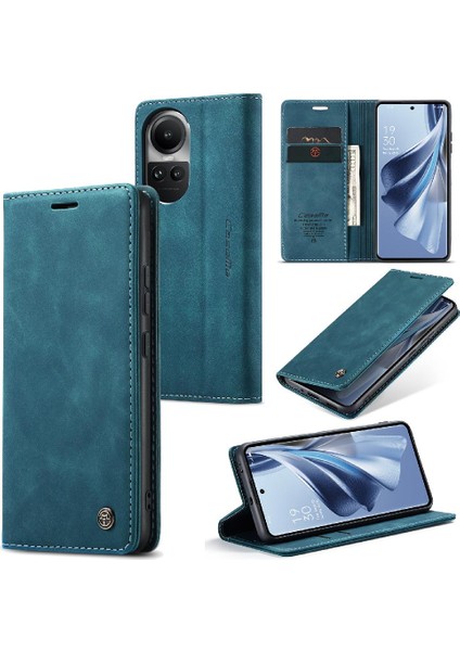 Oppo Oppo 10 5g Manyetik Kapatma Darbeye Vaka Kart Yuvası Için Flip Case (Yurt Dışından)