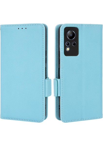 Infinix Not 12 Için Kılıf Cüzdan Pu Deri Manyetik Kart Yuvaları Tutucu Yan (Yurt Dışından)