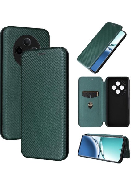 Oppo A3 Pro Tam Koruma Kartı Ekleme Manyetik Karbon Için Kılıf (Yurt Dışından)