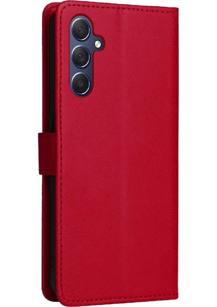 Kart Yuvası ile Samsung Galaxy M54 Için Flip Case Klasik Düz Renk Yüksek (Yurt Dışından) fırsatları