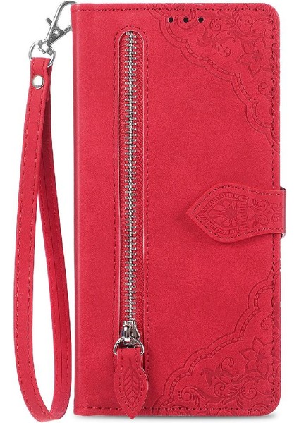 Motorola Moto G24 Çoklu Kart Yuvası Flip Fermuar Tarzı Cüzdan Için Kılıf (Yurt Dışından) fiyatları