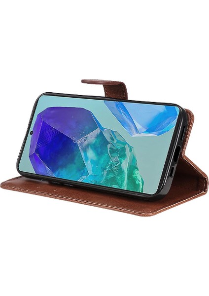 Kart Yuvası Iş Cüzdan Telefon ile Samsung Galaxy M55 5g Için Flip Case (Yurt Dışından)