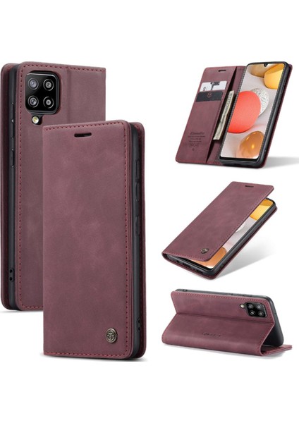 Samsung Galaxy Flip 5g Için Flip Case Vintage Pu Deri Cüzdan Kılıf Kartı (Yurt Dışından)