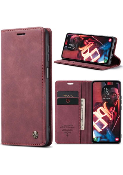 Samsung Galaxy A24 4g Için Flip Case Kart Yuvası Kickstand Vintage Pu (Yurt Dışından)