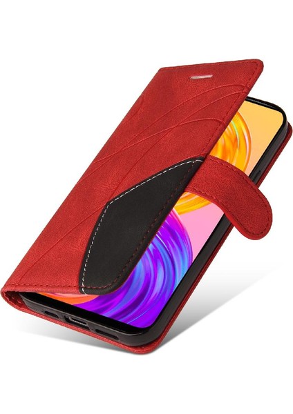 Realme 8 4g Için Kılıf/8 Pro Pu Deri Kart Yuvası Standı ile Folio Kılıf Çevirin (Yurt Dışından) fiyatları