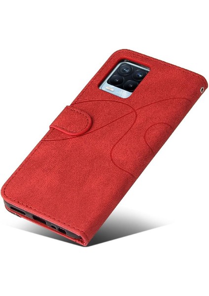 Realme 8 4g Için Kılıf/8 Pro Pu Deri Kart Yuvası Standı ile Folio Kılıf Çevirin (Yurt Dışından) indirimleri