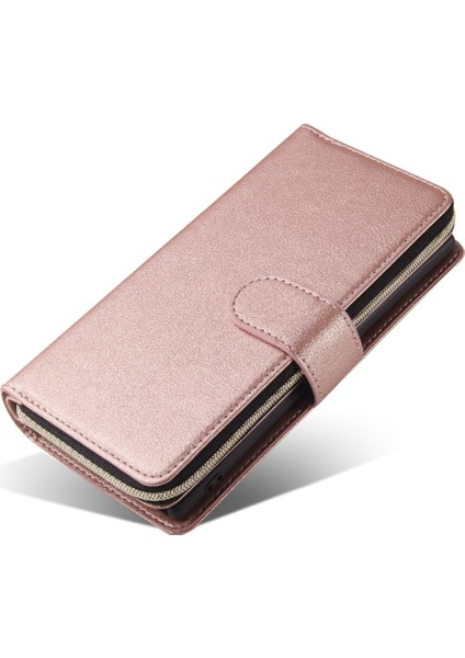 Samsung Galaxy Not 10 Flip Kapak Için Kılıf Fermuarlı Cebi El Kayışı ile 9 (Yurt Dışından) fiyatları