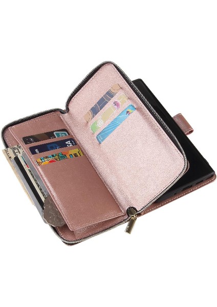 Samsung Galaxy Not 10 Flip Kapak Için Kılıf Fermuarlı Cebi El Kayışı ile 9 (Yurt Dışından) fırsatları