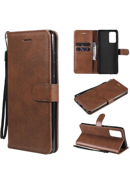 Kart Yuvası Iş Cüzdan Telefon Kılıfı ile Samsung Galaxy A72 Için Flip Case (Yurt Dışından)