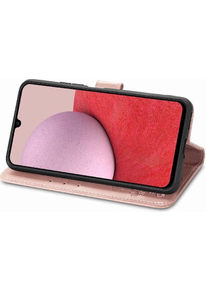 Samsung Galaxy A14 5g Flip Kapak Için Kılıf Kısa Kayış Dört Yapraklı Yonca (Yurt Dışından) modelleri