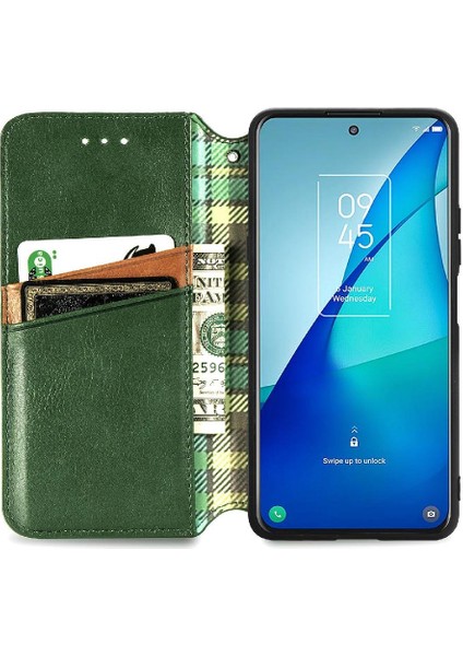 Tcl 20S Cüzdan Fonksiyonu Için Kılıf Kapak Çevirin Kılıf Moda Tasarımı (Yurt Dışından) modelleri