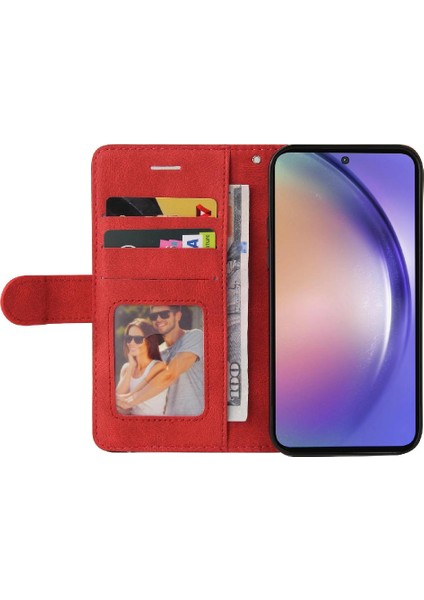 Samsung Galaxy Card 5g Için Kart Yuvası Standı ile Iki Renkli Dikiş (Yurt Dışından) modelleri