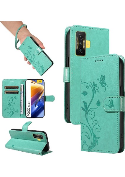 Xiaomi Poco F4 Gt Için Kılıf ile Yüksek Kaliteli Deri Cüzdan Telefon Kılıfı ve (Yurt Dışından)