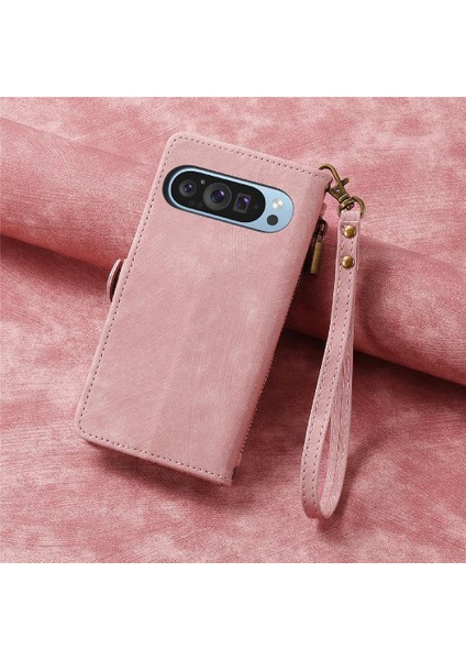 Google Piksel 9 Için Flip Case Basit Iş Kapak Deri Kılıf (Yurt Dışından) modelleri