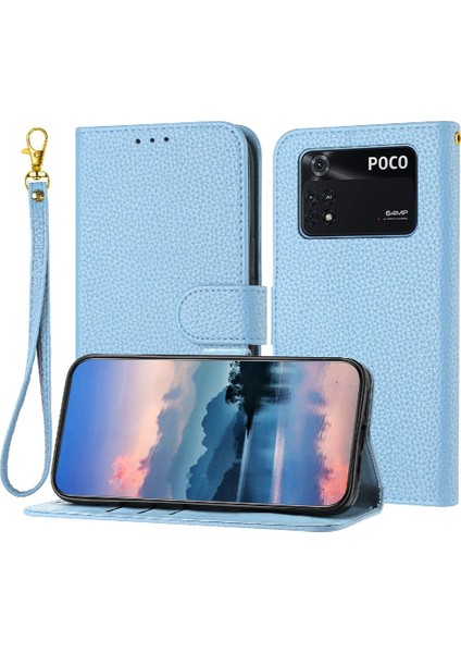 Xiaomi Poco X4 Pro 5g Için Telefon Kılıfı Kart Yuvaları Tutucu Flip Folio Pu (Yurt Dışından)