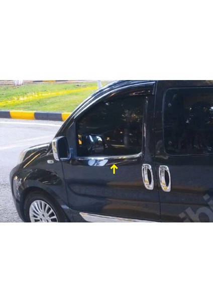 Fams Otomotiv Fiat Fiorino Krom Cam Çıtası 2 Parça 2008> Paslanmaz Çelik