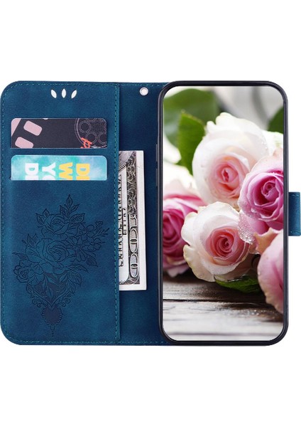 Xiaomi Redmi Not 13 Pro 4g Kabartma Gül Çiçekler Cüzdan Kılıf Kartı (Yurt Dışından) fırsatları