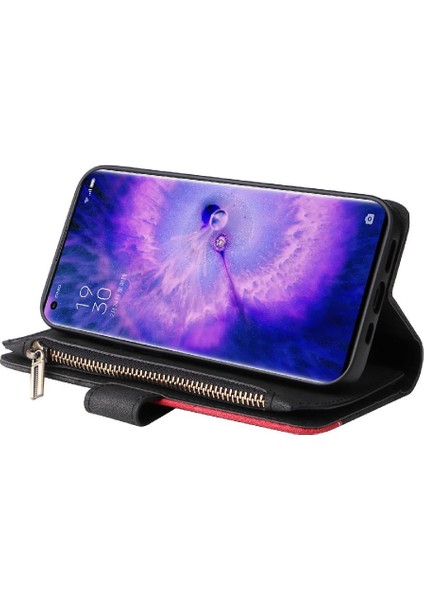 Oppo Için Kılıf X5 Kickstand Koruyucu Dokuz Kart Yuvası ile Kart Yuvası Bulmak (Yurt Dışından)