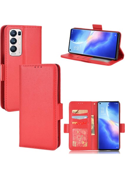 Oppo Bulmak Için Kılıf X3 Neo Cüzdan Yan Toka Kart Yuvaları Tutucu Manyetik Pu (Yurt Dışından)