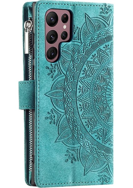 Kırmızı Dikey Çizgili Yüksek 2-In-1 ile Samsung Galaxy S22 Ultra 5g Için Kılıf (Yurt Dışından) fırsatları