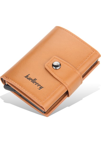 Erkek Cüzdan Kart Tutucusu Antimanyetik Alüminyum Kutu Otomatik Şarjör Çoklu Kart Yuvaları Büyük Kart Tutucu (Yurt Dışından) modelleri